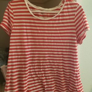 Red stripped shirt